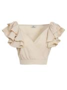 Influencer Toppi 'Wrap-up'  beige