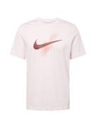 Nike Sportswear Paita 'SWOOSH'  vaalea pinkki / viininpunainen