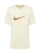 Nike Sportswear Paita 'SWOOSH'  ecru / ruskea / minttu / oranssi