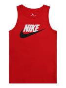 Nike Sportswear Paita 'ESSNTL HBR'  punainen / musta / valkoinen