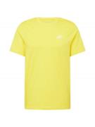 Nike Sportswear Paita 'CLUB'  keltainen / valkoinen