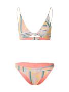 O'NEILL Bikini 'PISMO'  hiekka / pastellinsininen / keltainen / korall...