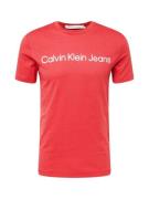 Calvin Klein Jeans Paita  punainen / valkoinen