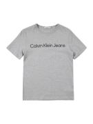 Calvin Klein Jeans Paita  vaaleanharmaa / musta
