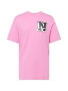 Nike Sportswear Paita 'CLUB'  vaaleanpunainen / musta / valkoinen