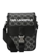 Karl Lagerfeld Olkalaukku 'KLASSIK'  harmaa / musta / valkoinen