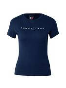 Tommy Jeans Curve Paita  marine / karmiininpunaine / valkoinen