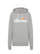 ELLESSE Collegepaita 'Torices'  meleerattu harmaa / oranssi / vaaleanp...