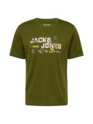 JACK & JONES Paita 'JCOOUTDOOR'  keltainen / oliivi / oranssi / valkoi...