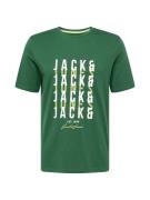 JACK & JONES Paita 'JJDELVIN'  ruoko / kiivi / valkoinen