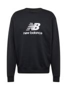 new balance Collegepaita 'Essentials'  musta / valkoinen