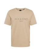 JACK & JONES Paita 'JPRBLAJARED'  taupe / musta