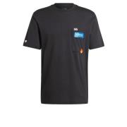 ADIDAS SPORTSWEAR Toiminnallinen paita  sininen / oranssi / musta / va...