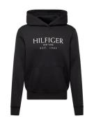 TOMMY HILFIGER Collegepaita  musta / valkoinen