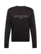 JACK & JONES Collegepaita 'JPRBLAJARED'  musta / valkoinen