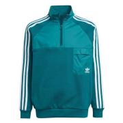 ADIDAS ORIGINALS Collegepaita 'Trefoil'  sinivihreä / valkoinen