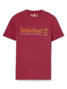 TIMBERLAND Paita 'Embroidery'  oranssi / tummanpunainen / valkoinen