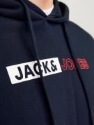 JACK & JONES Collegepaita  marine / punainen / valkoinen