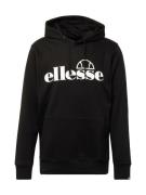 ELLESSE Urheilullinen collegepaita 'Oodia OH'  musta / valkoinen