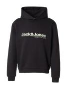 JACK & JONES Collegepaita 'JCOPUFF'  pastellinvihreä / musta