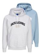 JACK & JONES Collegepaita 'BRONX ARCH'  vaaleansininen / vaaleanharmaa...