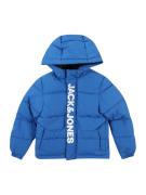 Jack & Jones Junior Välikausitakki 'JCOSPEED'  sininen / valkoinen