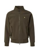 Lyle & Scott Välikausitakki 'Harrington'  keltainen / vihreä