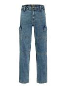 JACK & JONES Cargofarkut 'Eddie Wade'  sininen denim