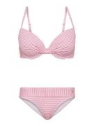 s.Oliver Bikini  vaalea pinkki / valkoinen
