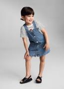 MANGO KIDS Mekko 'Ruffi'  sininen denim