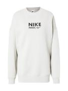 Nike Sportswear Collegepaita  vaaleanharmaa / musta