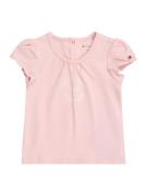 TOMMY HILFIGER Paita  vaalea pinkki / valkoinen