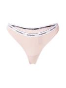 Calvin Klein Underwear Stringit  vaaleanharmaa / pastellinpinkki / mus...