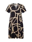 ONLY Carmakoma Mekko 'Fyrla'  beige / musta
