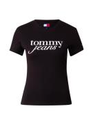 Tommy Jeans Paita 'Essential'  musta / valkoinen