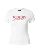 Tommy Jeans Paita 'Essential'  punainen / valkoinen