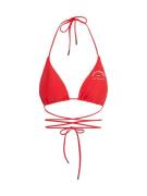 Karl Lagerfeld Bikinitoppi 'Rue St-Guillaume'  punainen / musta / valk...