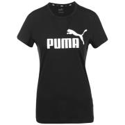 PUMA Toiminnallinen paita 'Essential'  musta / valkoinen