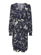 VERO MODA Mekko 'ABBI'  laivastonsininen / savunharmaa