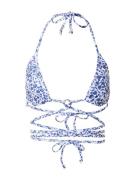 Hunkemöller Bikinitoppi 'Morocco'  sininen / valkoinen