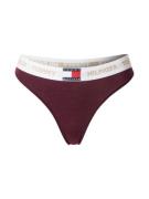 Tommy Hilfiger Underwear Stringit 'Classic'  kulta / viininpunainen / ...