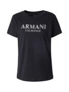 ARMANI EXCHANGE Paita  hopeanharmaa / musta