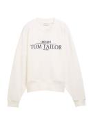 TOM TAILOR DENIM Collegepaita  yönsininen / offwhite