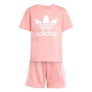 ADIDAS ORIGINALS Juoksupuku 'Adicolor'  roosa / valkoinen