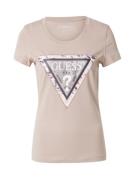 GUESS Paita  beige / vaaleanruskea / musta