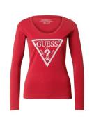 GUESS Paita  tummabeige / punainen / hopea