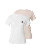 Calvin Klein Jeans Paita  puuteri / musta / valkoinen