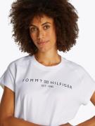 TOMMY HILFIGER Paita  musta / valkoinen