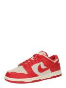 Nike Sportswear Matalavartiset tennarit 'DUNK'  punainen / luonnonvalk...