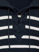 MANGO TEEN Neulepaita 'Zigzag'  marine / valkoinen